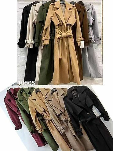 zenske broj: Dugi ženski kaput/trenč sa pojasom - Model: klasičan oversized kroj at lalafo.rs — 6 zenske broj: Dugi ženski kaput/trenč sa pojasom - Model: klasičan oversized kroj — 6