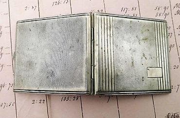 Vintage Kraft Alpacca tabakera, označena, Robert Kraft. ANTIKVITET na lalafo.rs — 8 Vintage Kraft Alpacca tabakera, označena, Robert Kraft. ANTIKVITET — 8