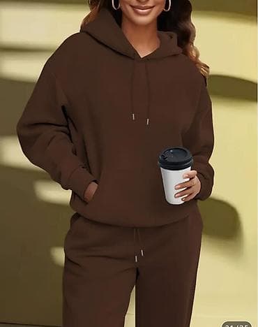 Women's Sweatsuits: Damski komplet trenerke – tamno braon Termo zimska trenerka Jednom at lalafo.rs — 8 Women's Sweatsuits: Damski komplet trenerke – tamno braon Termo zimska trenerka Jednom — 8