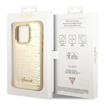 Maska Guess Hc PU Croco Metal Outline za iPhone 14 Pro 6.1 zlatna na lalafo.rs — 6 Maska Guess Hc PU Croco Metal Outline za iPhone 14 Pro 6.1 zlatna — 6