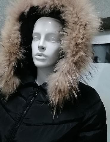 Ženska zimska jakna sa kapuljačom i krznom - Boja: crna - Kroj na lalafo.rs — 6 Ženska zimska jakna sa kapuljačom i krznom - Boja: crna - Kroj — 6