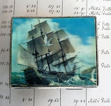Art Deco posrebrena kutija za nakit ili sitnice 11 x 8,5 cm. Stara na lalafo.rs — 6 Art Deco posrebrena kutija za nakit ili sitnice 11 x 8,5 cm. Stara — 6