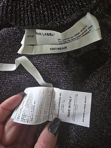 OFF-WHITE original haljina, sa srebrnim nitima, rolka, sa strane pise na lalafo.rs — 9 OFF-WHITE original haljina, sa srebrnim nitima, rolka, sa strane pise — 9