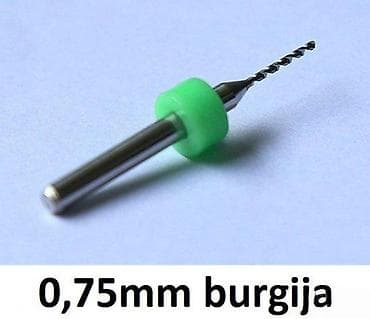 Mikro burgija za precizno bušenje – 0,75 mm - Prečnik: 0,75 mm na lalafo.rs Mikro burgija za precizno bušenje – 0,75 mm - Prečnik: 0,75 mm