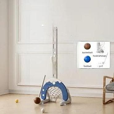 Dečije sportske igračke: Višenamenski sportski set za decu – košarka, fudbal (mini gol) i golf na lalafo.rs — 8 Dečije sportske igračke: Višenamenski sportski set za decu – košarka, fudbal (mini gol) i golf — 8