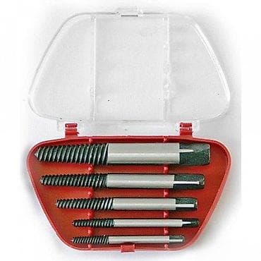 Hand Tools: Set izvlačivača/odvrtalica za polomljene šrafove – 5 delova u kutiji at lalafo.rs — 1 Hand Tools: Set izvlačivača/odvrtalica za polomljene šrafove – 5 delova u kutiji — 1