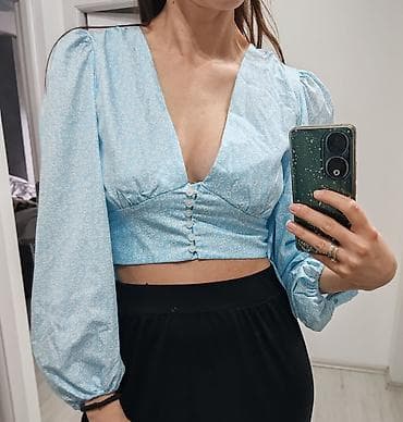 Women's Clothing: Moderna crop bluza sa bogatim rukavima Velicina XS, odgovara i S (ja at lalafo.rs — 2 Women's Clothing: Moderna crop bluza sa bogatim rukavima Velicina XS, odgovara i S (ja — 2