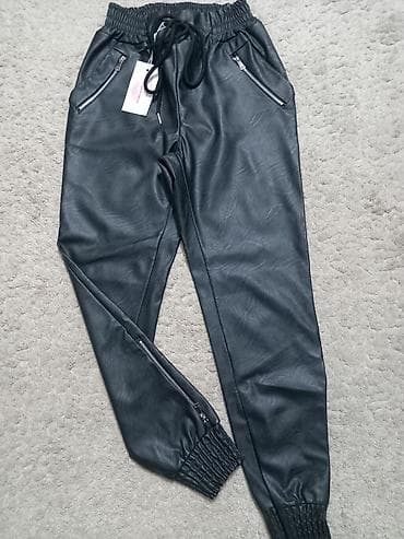 pantalone butiku ali: Crne ženske pantalone od eko kože M veličina-novo - Materijal: mekana na lalafo.rs — 1 pantalone butiku ali: Crne ženske pantalone od eko kože M veličina-novo - Materijal: mekana — 1