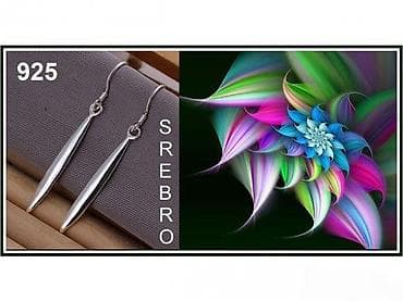 za svaki dan: Duge viseće minđuše – srebro 925 - Materijal: srebro finoće 925 at lalafo.rs — 2 za svaki dan: Duge viseće minđuše – srebro 925 - Materijal: srebro finoće 925 — 2