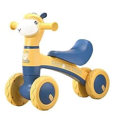 Baby Push Walkers: Dečiji balans bicikl/vozić na četiri točka – žuto-plava varijanta sa at lalafo.rs — 1 Baby Push Walkers: Dečiji balans bicikl/vozić na četiri točka – žuto-plava varijanta sa — 1
