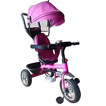 Baby Push Walkers: Dečiji tricikl sa ručkom za guranje i tendom – rozi - Tricikl 2-u-1 at lalafo.rs — 1 Baby Push Walkers: Dečiji tricikl sa ručkom za guranje i tendom – rozi - Tricikl 2-u-1 — 1