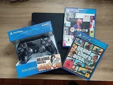 🎮✨ PS4 Slim 1TB + 2 igre (FIFA 21 & GTA V) 📞 Ako vam odgovara na lalafo.rs — 3 🎮✨ PS4 Slim 1TB + 2 igre (FIFA 21 & GTA V) 📞 Ako vam odgovara — 3