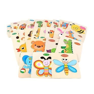 Drvene slagalice za decu – set sa životinjama i vozilima - Edukativne na lalafo.rs Drvene slagalice za decu – set sa životinjama i vozilima - Edukativne