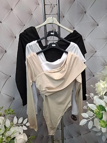 💫Elegantni ženski bodi sa dugim rukavima i preklopljenim (drapiranim) na lalafo.rs — 2 💫Elegantni ženski bodi sa dugim rukavima i preklopljenim (drapiranim) — 2