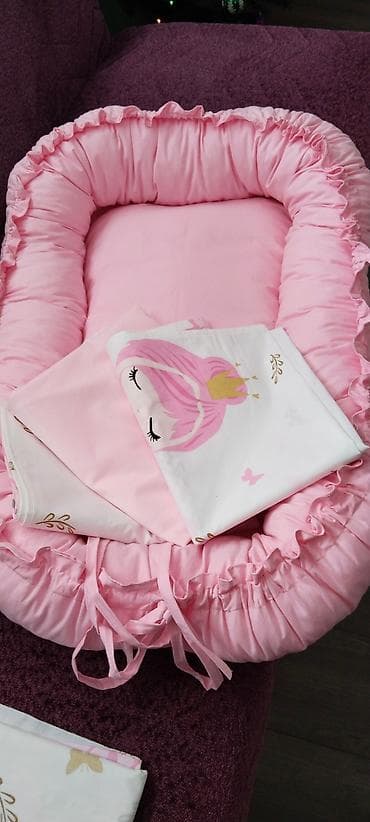 Roze gnezdo za bebe, idealno za novorođenče. U kompletu dolazi jastuk na lalafo.rs — 7 Roze gnezdo za bebe, idealno za novorođenče. U kompletu dolazi jastuk — 7