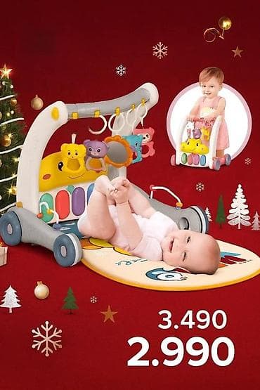 Guralice za bebe: Multifunkcionalna 3u1 bebi igraonica i guralica sa pianinom - na lalafo.rs — 3 Guralice za bebe: Multifunkcionalna 3u1 bebi igraonica i guralica sa pianinom - — 3