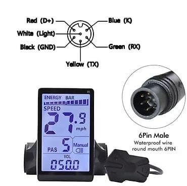 Bike accessories: LCD DISPLEJ ZA ELEKTRIČNI BICIKLI, PANEL UART2 M5 | . U at lalafo.rs — 6 Bike accessories: LCD DISPLEJ ZA ELEKTRIČNI BICIKLI, PANEL UART2 M5 | . U — 6