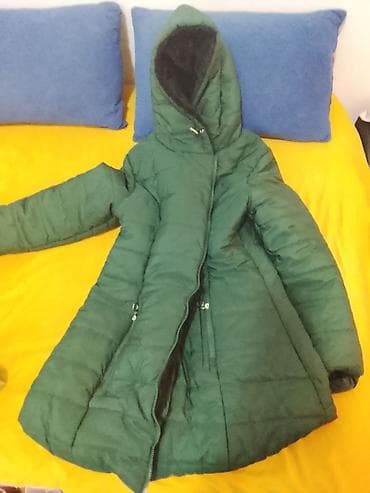 Zimska ženska jakna sa kapuljačom – tamnozelena - Model: duža na lalafo.rs — 1 Zimska ženska jakna sa kapuljačom – tamnozelena - Model: duža — 1