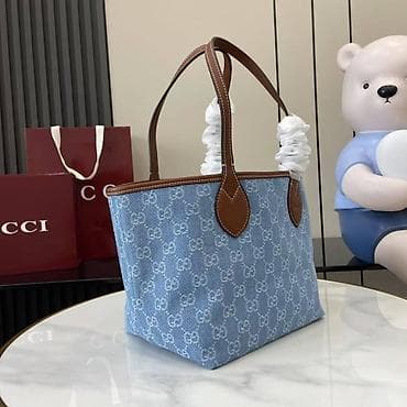 GUCCI tote torba – svetloplava džins monogram platna sa detaljima od at lalafo.rs — 6 GUCCI tote torba – svetloplava džins monogram platna sa detaljima od — 6