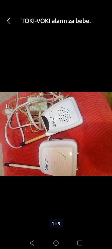 Toki Voki alarm za malu bebu
Mirjevo na lalafo.rs — 4 Toki Voki alarm za malu bebu
Mirjevo — 4