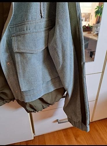 sako laneni: Zenska teksas jakna sa maslinasto zelenim detaljima, ukrasnim at lalafo.rs — 8 sako laneni: Zenska teksas jakna sa maslinasto zelenim detaljima, ukrasnim — 8