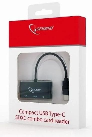 Electronics: Gembird kompaktni USB Type‑C SDXC combo čitač kartica - Priključak at lalafo.rs — 2 Electronics: Gembird kompaktni USB Type‑C SDXC combo čitač kartica - Priključak — 2