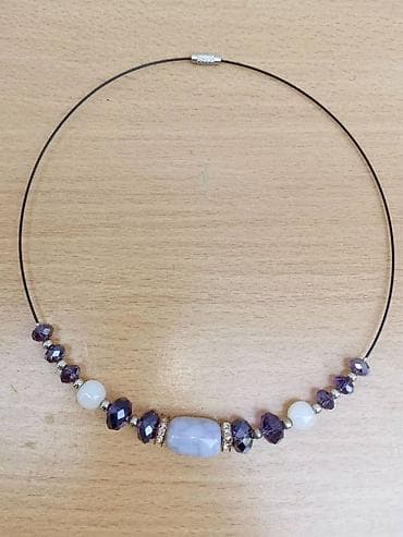 Ogrlica poludrago kamenje kristali Ogrlica poludrago kamenje, Kvarc i na lalafo.rs — 3 Ogrlica poludrago kamenje kristali Ogrlica poludrago kamenje, Kvarc i — 3