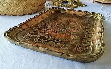 Antiques: Vintaž, FIRENTINSKI poslužavnik, italijanski brokante rokoko. Deco at lalafo.rs — 2 Antiques: Vintaž, FIRENTINSKI poslužavnik, italijanski brokante rokoko. Deco — 2
