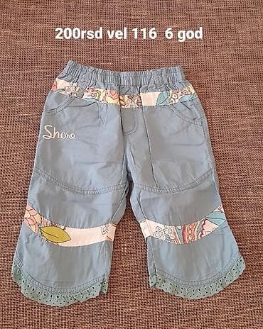 Dečije pantalone za devojčice, dužine do pola lista. Sive boje sa na lalafo.rs — 1 Dečije pantalone za devojčice, dužine do pola lista. Sive boje sa — 1