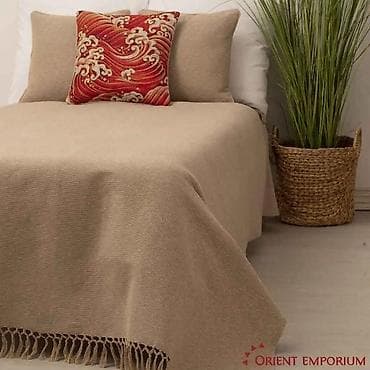 Prekrivač za krevet – jednostavan tkan, sa resama na ivicama - na lalafo.rs — 7 Prekrivač za krevet – jednostavan tkan, sa resama na ivicama - — 7