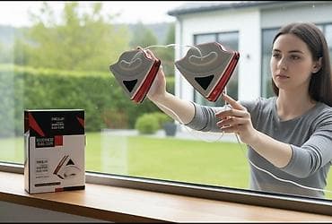 Steam Cleaners: Dvostrani magnetni čistač prozora - Praktičan uređaj za istovremeno at lalafo.rs — 1 Steam Cleaners: Dvostrani magnetni čistač prozora - Praktičan uređaj za istovremeno — 1