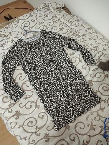 Tigrasti print haljina dug rukav. M L velicina na lalafo.rs — 2 Tigrasti print haljina dug rukav. M L velicina — 2