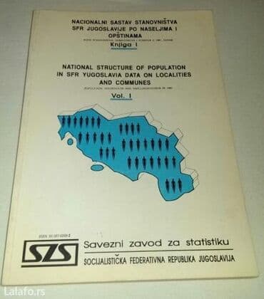 Prodajem knjige "popis stanovništva za 1981 i 1991. Godinu",kompletni na lalafo.rs Prodajem knjige "popis stanovništva za 1981 i 1991. Godinu",kompletni