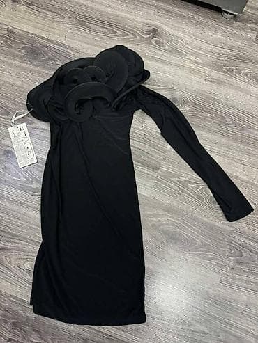 kom sa etiketom: Prelepa nova ZARA mala crna haljinica, svečana, naznačena je L at lalafo.rs — 8 kom sa etiketom: Prelepa nova ZARA mala crna haljinica, svečana, naznačena je L — 8