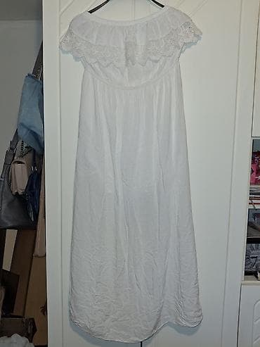 Bela duga haljina – 100% viskoza, Made in Italy (ART6381) - na lalafo.rs — 7 Bela duga haljina – 100% viskoza, Made in Italy (ART6381) - — 7