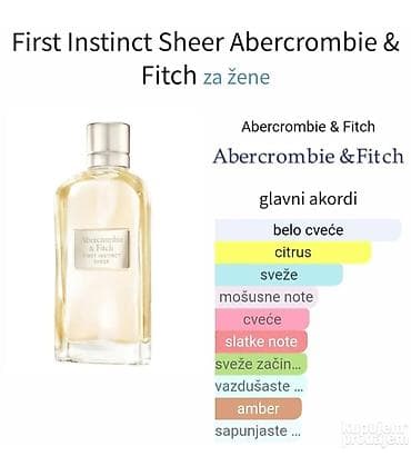 zenske original guess: Abercrombie & Fitch First Instinct Sheer Eau de Parfum u bočici od na lalafo.rs — 4 zenske original guess: Abercrombie & Fitch First Instinct Sheer Eau de Parfum u bočici od — 4