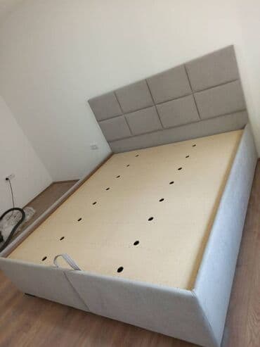 Tapacirani bračni krevet sa visokim naslonom - Moderan dizajn sa na lalafo.rs Tapacirani bračni krevet sa visokim naslonom - Moderan dizajn sa