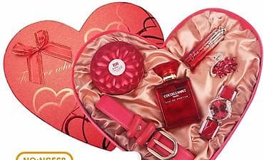 Poklon set u kutiji u obliku srca – ženski beauty i modni asortiman Gs at lalafo.rs — 1 Poklon set u kutiji u obliku srca – ženski beauty i modni asortiman Gs — 1