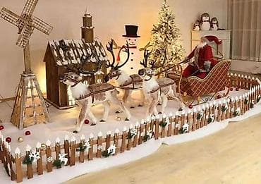 Novogodišnja drvena ograda za ispod jelke – 100 cm - Materijal: puno na lalafo.rs — 1 Novogodišnja drvena ograda za ispod jelke – 100 cm - Materijal: puno — 1