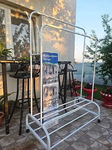 Dupli stender za garderobu sa policama 48kg nosivost Dimenzije na lalafo.rs — 3 Dupli stender za garderobu sa policama 48kg nosivost Dimenzije — 3