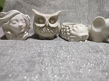 Keramičke saksije/žardinjere za mini biljke – set različitih modela - na lalafo.rs — 2 Keramičke saksije/žardinjere za mini biljke – set različitih modela - — 2