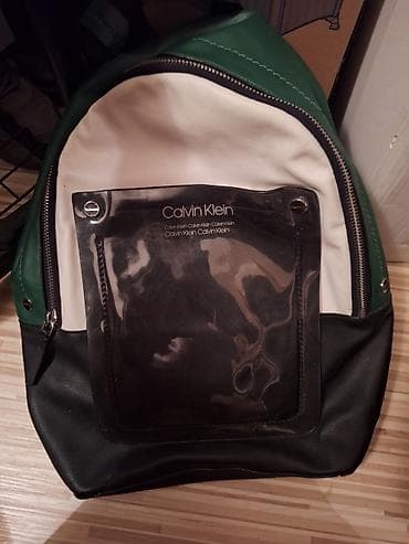 Calvin Klein ranac – trobojni (zelena/bele/crne nijanse) - Materijal na lalafo.rs — 3 Calvin Klein ranac – trobojni (zelena/bele/crne nijanse) - Materijal — 3