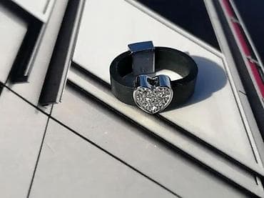 Ricarda M. silikonski prsten sa blistavim srcem. Signirano Ricarda M na lalafo.rs — 4 Ricarda M. silikonski prsten sa blistavim srcem. Signirano Ricarda M — 4