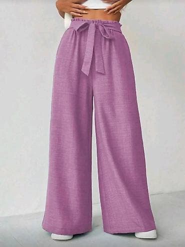 pantalone butiku ali: Ženske široke pantalone sa visokim strukom i kaišem 2komafa po jednoj na lalafo.rs — 5 pantalone butiku ali: Ženske široke pantalone sa visokim strukom i kaišem 2komafa po jednoj — 5