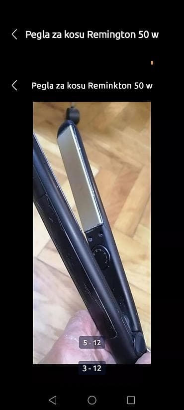 Pegla za kosu Remington 58 w ispravna dobra
Mirjevo na lalafo.rs — 3 Pegla za kosu Remington 58 w ispravna dobra
Mirjevo — 3