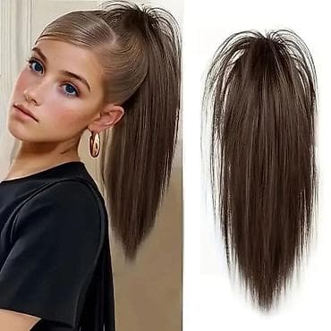 Ekstenzija za kosu sa šnalom – visoki rep - Tip: sintetička na lalafo.rs — 5 Ekstenzija za kosu sa šnalom – visoki rep - Tip: sintetička — 5