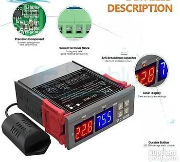STC 3028 Termostat, Termoregulator Temperature i Vlažnosti 220V - na lalafo.rs — 4 STC 3028 Termostat, Termoregulator Temperature i Vlažnosti 220V - — 4
