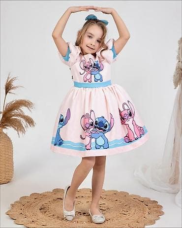 Frozen,Stitch haljinice u kompletu sa mašnom za kosu 🎀6300din na lalafo.rs — 6 Frozen,Stitch haljinice u kompletu sa mašnom za kosu 🎀6300din — 6