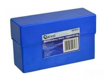 Set slova za ukucavanje 10 mm, 27 komada GEKO, Poljska na lalafo.rs Set slova za ukucavanje 10 mm, 27 komada GEKO, Poljska