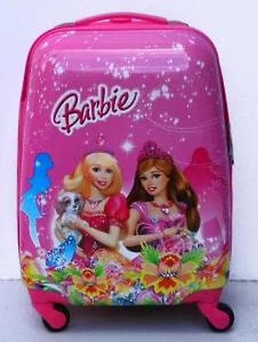 za svaki dan: Dečiji putni kofer na točkiće u roze boji, sa ilustracijom Barbi at lalafo.rs — 9 za svaki dan: Dečiji putni kofer na točkiće u roze boji, sa ilustracijom Barbi — 9